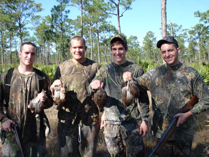 23 BOYS WITH QUAIL